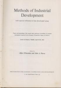 METHODS OF INDUSTRIAL DEVELOPMENT