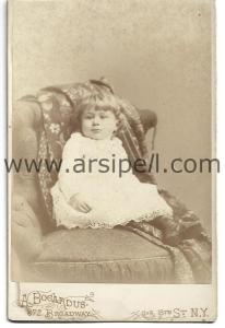 Çocuk  Kabin Fotoğraf New York A. Bogardus New York Amerika