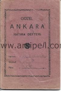 Güzel Ankara Yazılı Hatıra Defteri
