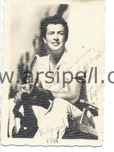 Hollywood Sinema Aktör Robert Taylor İmzalı Fotoğraf (küçük boy)