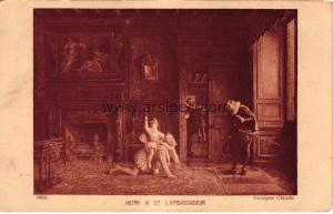 1950ler Fransa 4. Henry ve büyükelçi S/B
Kartpostal