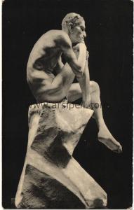 1950ler Rusya Mephistopheles heykeli müze S/B
kartpostal