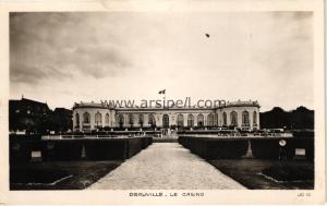1950ler Fransa Deauville Casino S/B kartpostal