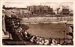 1950ler İngiltere Brighton Metropole Grand Hotels
S/B Kartpostal