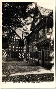 1950ler İngiltere Liverpool Speke Hall Courtyard
S/B Kartpostal