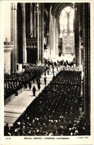 1950ler İngiltere Liverpool Cathedral Inside S/B
Kartpostal