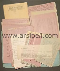 1954 İzmir Komünist Faaliyetleri Üzerine Tutuklananlar Hakkında Lot Döküman