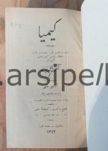 Kimya. Liselerin ikinci devre ikinci sınıfına mahsus