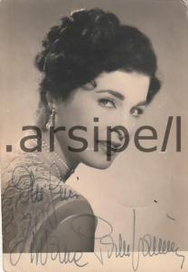 İtalyan Sinema Yıldızı Silvana Pampanini İmzalı Kartpostal