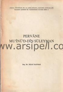 Pervane Muinüddin Süleyman