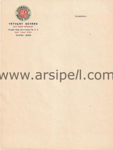 Yetvart Gevret Oto Yedek Parçaları Lucky Hydraulic Brake Fluid Antetli Kağıt