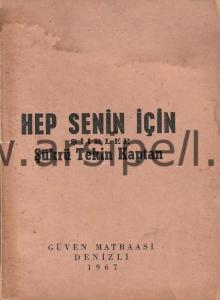 Hep Senin İçin Şiirler