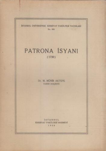 Patrona İsyanı 1730
