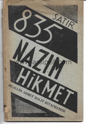 835 Satır (ilk baskı)