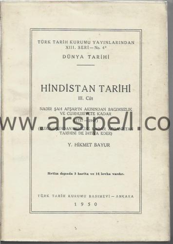 HİNDİSTAN TARİHİ. 3 Cilt Takım