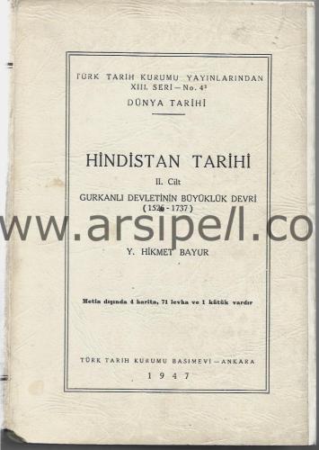 HİNDİSTAN TARİHİ. 3 Cilt Takım