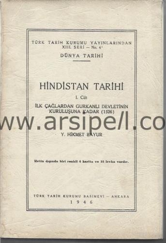HİNDİSTAN TARİHİ. 3 Cilt Takım