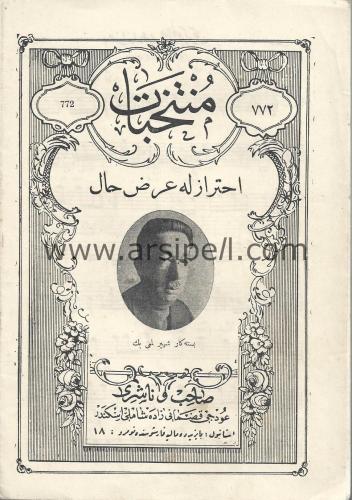 Osmanlıca - Müntehabat Sayı 772. Lemi Efendi / İhtirazla Arzı Hal