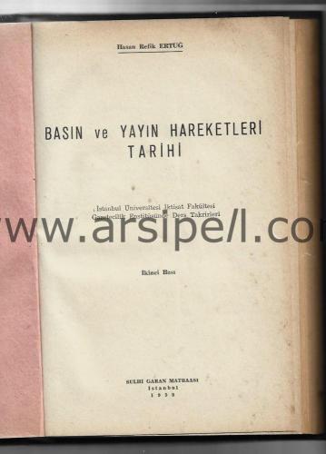 BASIN ve YAYIN HAREKETLERİ TARİHİ