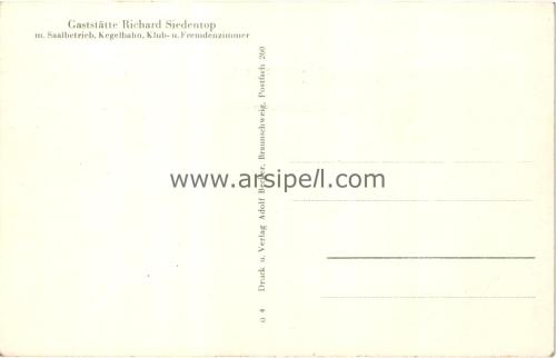1950ler Almanya Braunschweig S/B Kartpostal