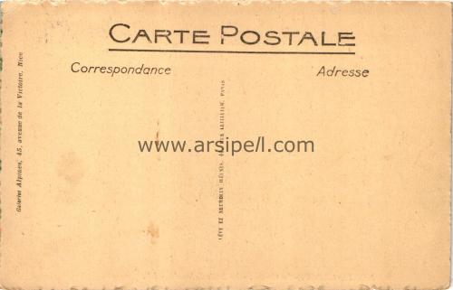 1950ler Fransa Monte Carlo le casino S/B Kartpostal