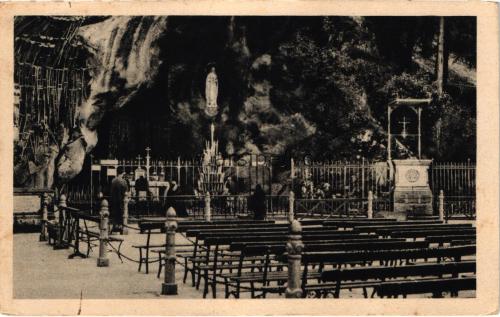 1950ler Fransa Lourdes S/B Kartpostal