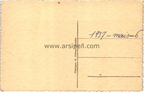 1930lar Belçika Schelde anvers panaroma S/B kartpostal