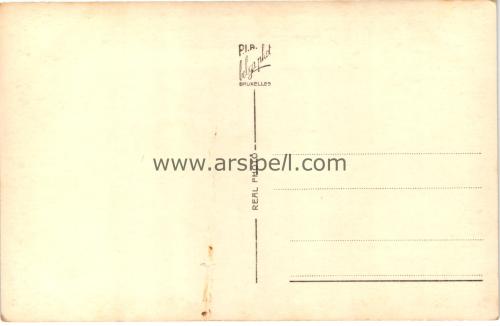 1950ler Belçika Maison du Roi Bruksel S/B kartpostal
