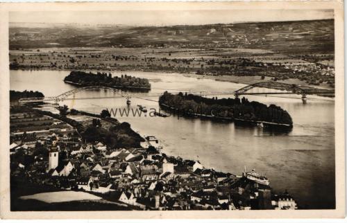 1950ler Almanya Rüdesheim am Rhein S/B Kartpostal