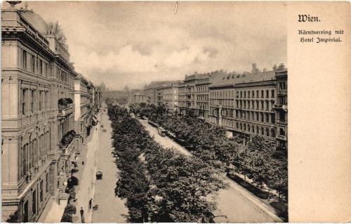 1950ler Avusturya Wien Viyana Hotel Imperial S/B Kartpostal