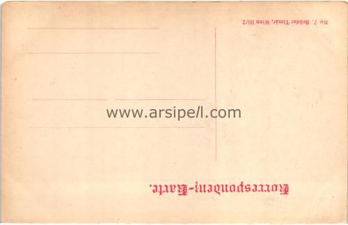 1950ler Avusturya Wien Viyana Maria Teresia Denkmal S/B Kartpostal