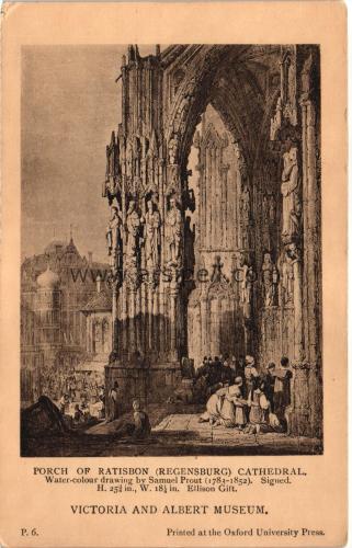 1950ler İngiltere London Victoria Albert Museum S/B Kartpostal