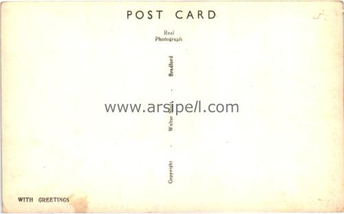 1950ler İngiltere Abbey Churchyard Bath S/B Kartpostal