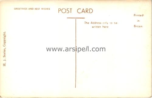 1950ler İngiltere Madeira Cove, Weston-Super-Mare S/B Kartpostal