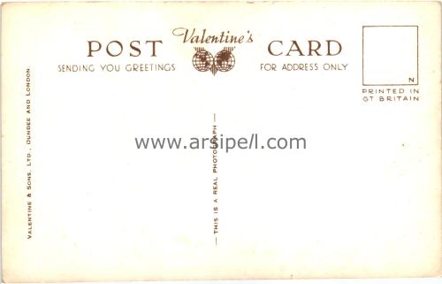 1950ler İngiltere London Westminster Abbey S/B Kartpostal