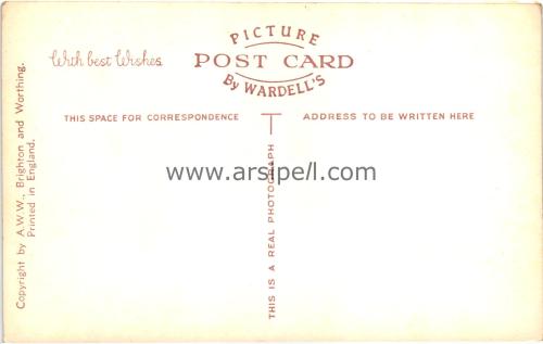 1950ler İngiltere Brighton Palace Pier Abbey S/B Kartpostal