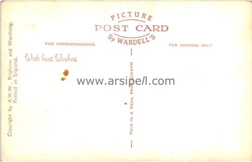 1950ler İngiltere Brighton Royal Pavilion S/B Kartpostal