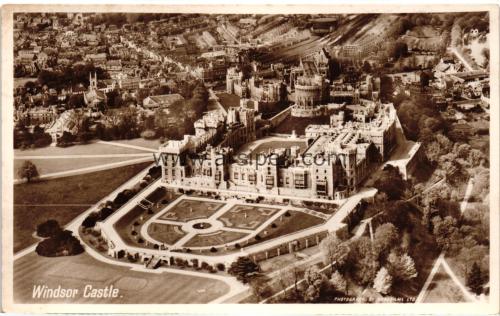 1950ler İngiltere London Winsdor Castle S/B Kartpostal