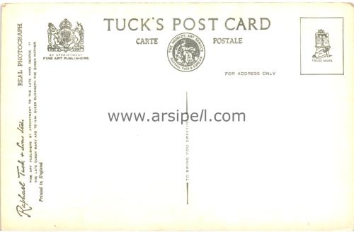 1950ler İngiltere Liverpool Cathedral Inside S/B Kartpostal