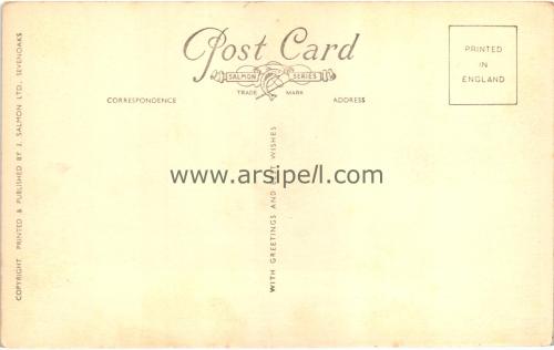 1950ler İngiltere Grand Parade & Pulteney Bridge Bath S/B Kartpostal