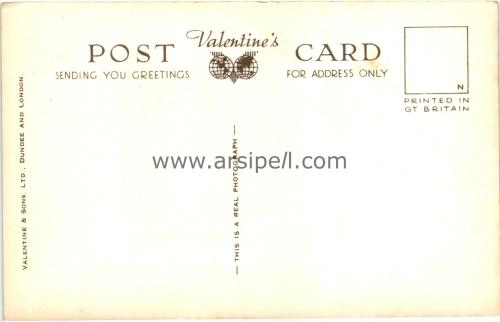 1950ler İngiltere The Throne Room Windsor Castel S/B Kartpostal