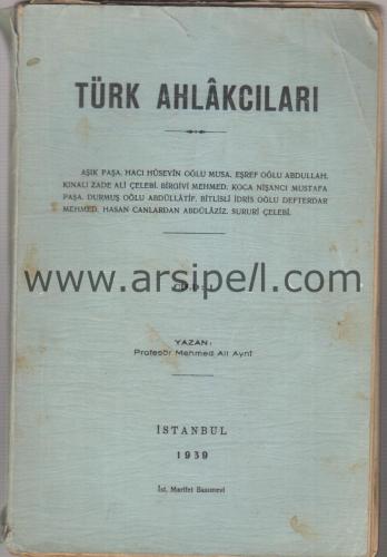 TÜRK AHLAKÇILARI - CİLD:1