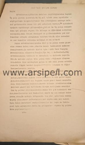 Adana Yeşilyurt Tarım Üretim ve Pazarlama Kooperatifi Çalışma Raporu