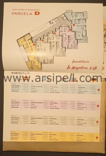 İspanya Malaga Şehri LA NOGALERA Apartmanları Tanıtım Broşürü