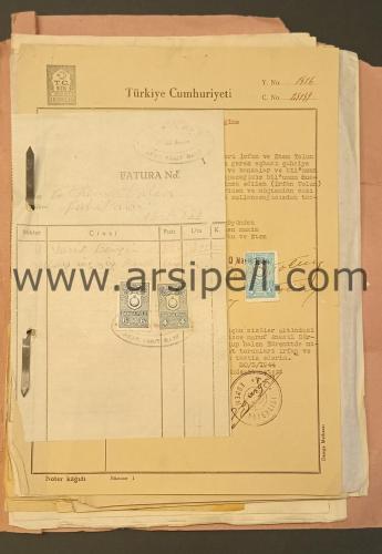 Balıkesir Edremit Yağ Fabrikası Beyanname Dosyası 1944-1945