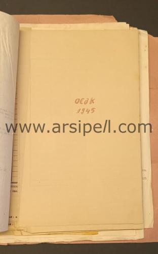 Balıkesir Edremit Yağ Fabrikası Beyanname Dosyası 1944-1945