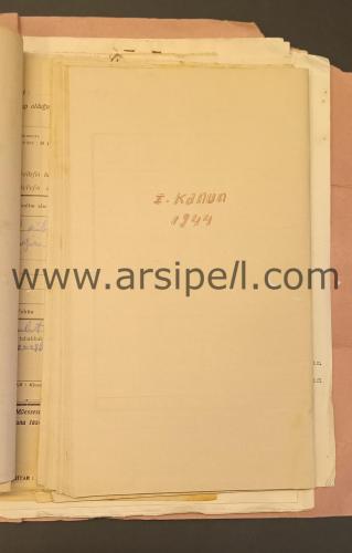 Balıkesir Edremit Yağ Fabrikası Beyanname Dosyası 1944-1945