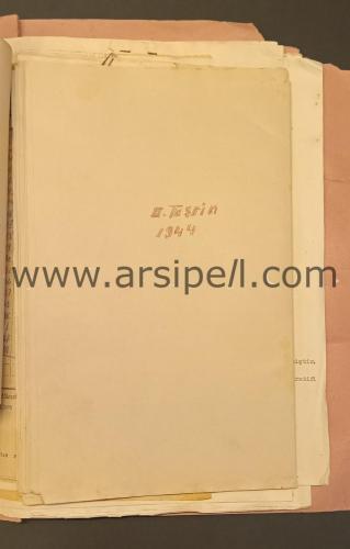 Balıkesir Edremit Yağ Fabrikası Beyanname Dosyası 1944-1945