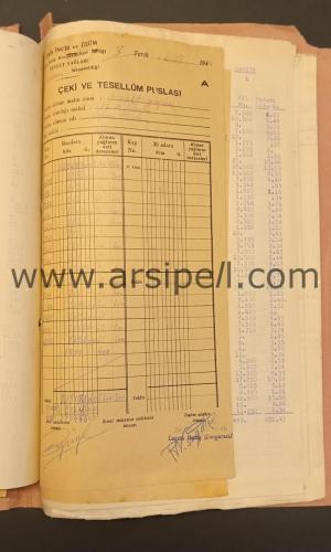 Balıkesir Edremit Yağ Fabrikası Beyanname Dosyası 1944-1945