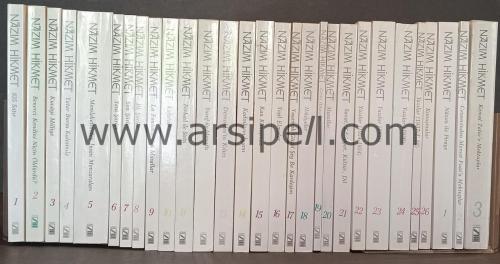 Nâzım Hikmet Seti Bütün Yapıtları / (26+3) 29 Kitap Tam Takım